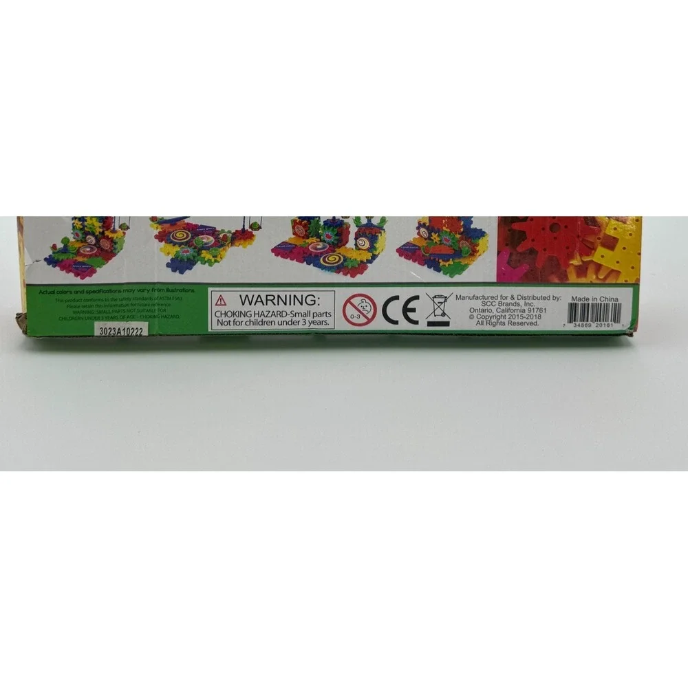 NIB Krazy Gears 81 Pc Interlocking Learning Blocks Playground Edition
